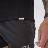 MOLYNEUX Premium High Neck T Shirt | Black | Unisex