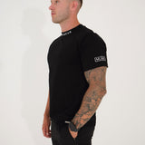 MOLYNEUX Premium High Neck T Shirt | Black | Unisex