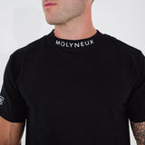 MOLYNEUX Premium High Neck T Shirt | Black | Unisex