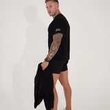 MOLYNEUX Premium High Neck T Shirt | Black | Unisex